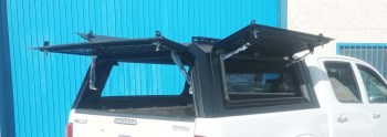 Hard Top Metálico Toyota Hilux Revo/Rocco con ventanas abatibles